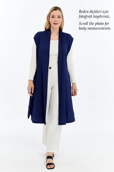 Laden Plus Size Summer Spring Women's Large Size Mother Thin Long Vest with Accessories