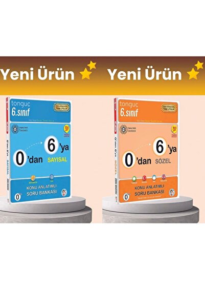 Tonguç Yayınları 6. Sınıf 0'dan 6'ya Sayısal + 0'dan 6'ya Sözel Set