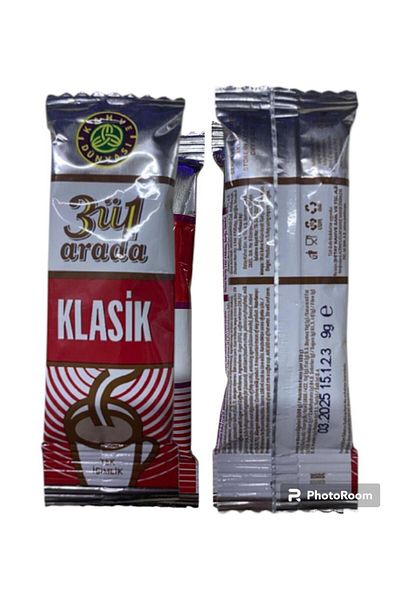 Kahve Dünyası 3 in 1 - Classic Treat Instant Coffee 9gr 40 Pack (small Size) 1 Box (20 Pack)