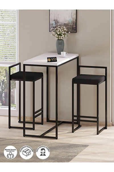 ATS Dekor Barvia SBS-0013 2'Li Bar Masa Takımı