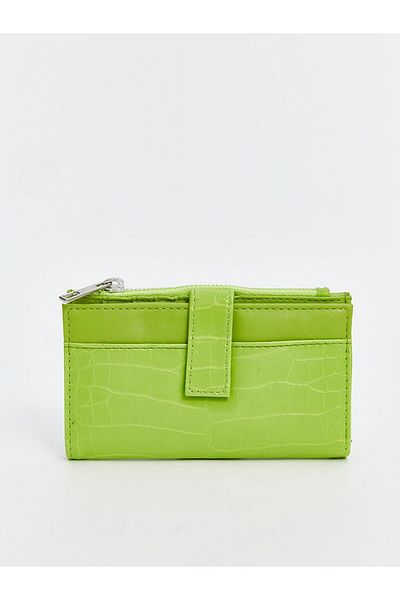 LC Waikiki LCW ACCESSORIES Leather Look Crocodile Patterned Women's Wallet