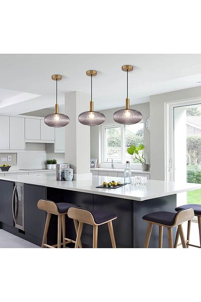 demet habek mylights MYLIGHTS RUSTIC SMOKED PENDANT CHANDELIER 25CM BRONZE HANGING SPORT SINGLE CHANDELIER