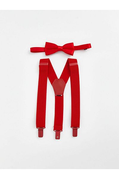 LC Waikiki Lcw Accessories Boy's Bow Tie and Pants Strap