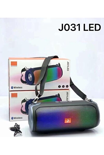 OEM Portable Speaker, J031 LED RGB Lights Powerbank 18W PMPO USB/AUX