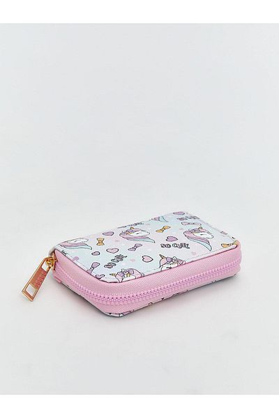 LC Waikiki LCW ECO портфейл с цип за момичета с щампа (S5)