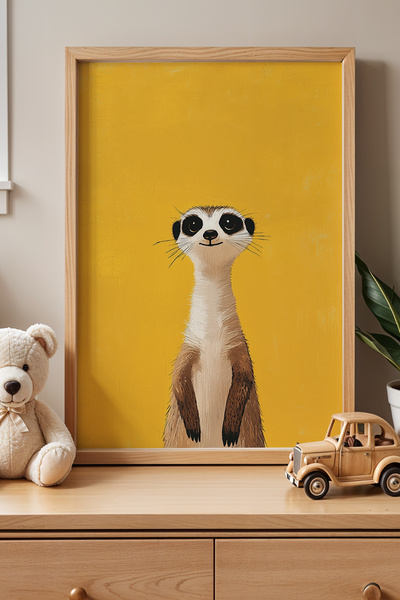 HİGUERA Χαριτωμένο ρακούν Παιδικό Δωμάτιο και Βρεφικό Δωμάτιο Ζωγραφική τοίχο...