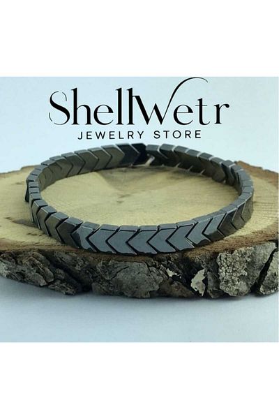 shellwetr Wood Men's Bracelet