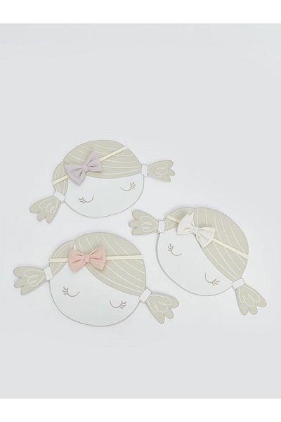 LC Waikiki LCW baby Bow Detailed Baby Girl Hair Band 3 pcs