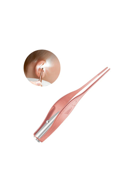 choice2 C620-pink B Baby Ear Cleaner Spoon LED Flash Light Ear Wax Curette ke...