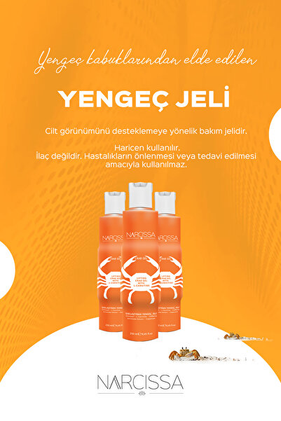 Narcissa 2 Adet - Sıkılaştırıcı Yengeç Jeli, Selülit Ve Çatlak Giderici Jel 250ml