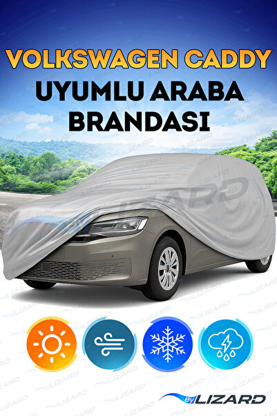 ByLizard Volkswagen Caddy Uyumlu Lüks Araba Brandası Miflonlu Branda Oto Çadı...