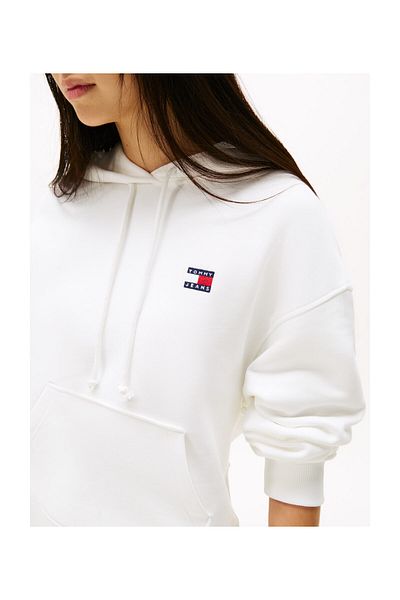 Tommy Jeans 100% bavlna Relaxed Fit mikina s kapucí DW0DW19414 YBL
