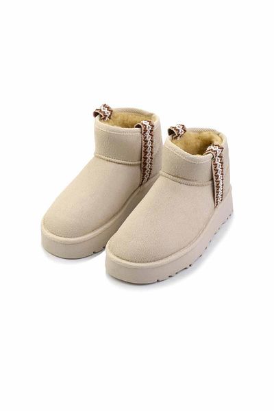 Bambi Γυναικείο Panduf Beige Suede K02855115002