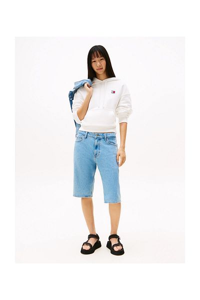 Tommy Jeans 100% bavlna Relaxed Fit mikina s kapucí DW0DW19414 YBL
