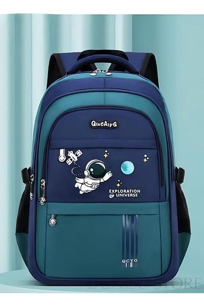 Generic Boy's School Backpack With Pencil Case