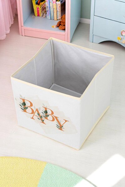 İronika Baby Kapaksız Kutu Dolap İçi Organizer Oyuncak Eşya Çamaşır Saklama Kutusu Düzenleyici 30X30X30