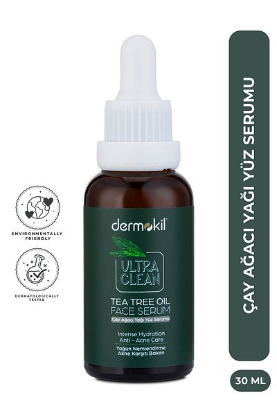 Dermokil Ultra Clean Intensive Moisturizing Anti-Care Tea Tree Oil Face Serum 30ml