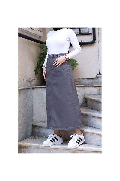 VELLICHOR Χιτζάμπ Φούστα Anthracite