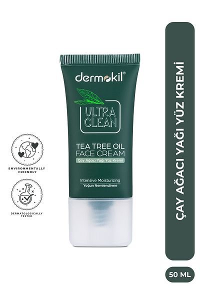 Dermokil Ultra Clean Tea Tree Oil Face Cream 50ml