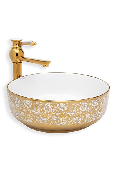 LENA E-8115 Tezgah Üstü Porselen Lavabo