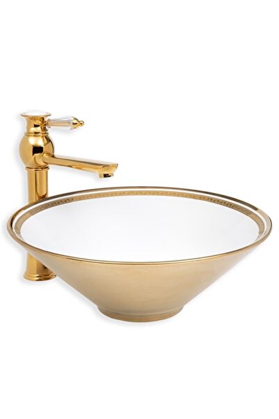 LENA E-8117 Tezgah Üstü Porselen Lavabo