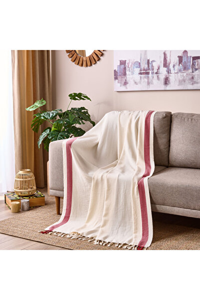 Evidea Soft Koltuk Şalı - Bej - 130x170 cm
