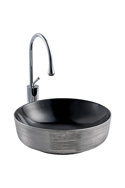 LENA E-5004GS Tezgah Üstü Porselen Lavabo