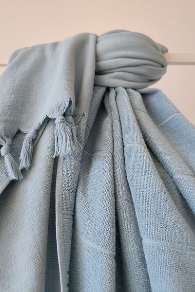 Sevim 100% Cotton Towel Peshtemal 90X170Cm - Soft and Highly Water Absorbent - Indigo