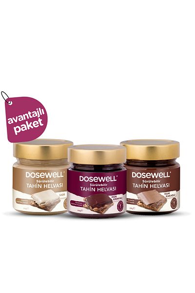 Dosewell Spreadable Tahini Halva Advantageous Pack of 3