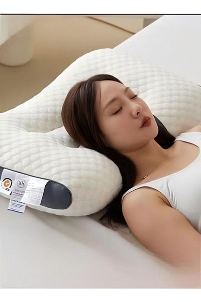 Generic Super Comfort Ergonomic Pillow for Neck Head and Shoulder Pain Relief