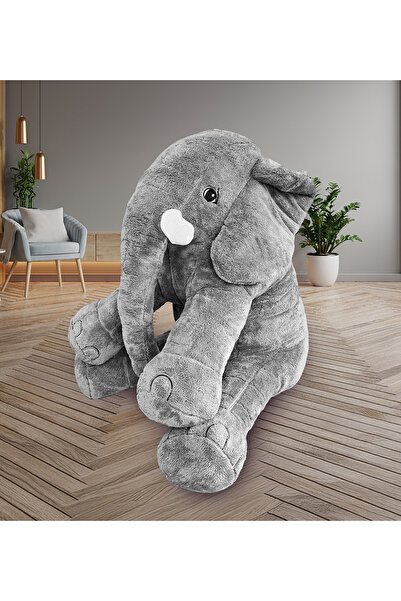 Özgüner Oyuncak Büyük Dev 150 Cm Boy Peluş Fil - Çocuklar İçin Yumuşak ve Dev Fil Oyuncak