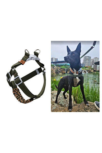 IG Design %100 El Yapımı Örgülü Göğüs Tasması