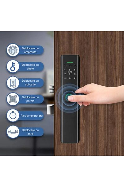 OEM Încuietoare inteligentă wireless cu 5 moduri de acces