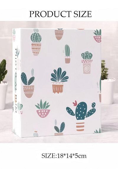 Generic 100 Pocket Foil Photo Album, Holds 6 Inch Photos, Portable Photo Album