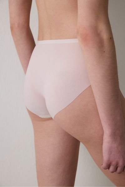Penti Zerogram - Chiloți hipster bej din ceramică cu lumină invizibilă