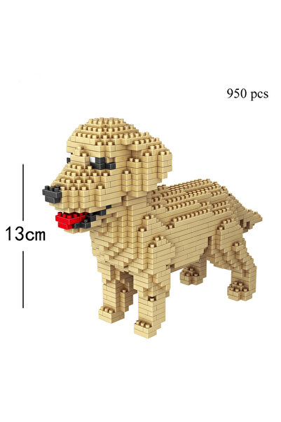 Choice3 Retriever in bag Teddy Dog Model Micro Mini Blks Toy for Child Adult ...