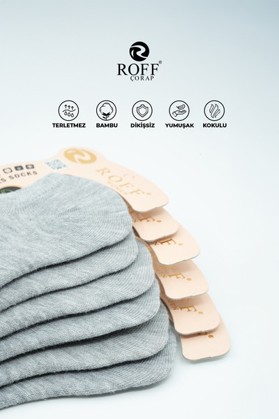 ROFF ÇORAP Roff Women's Bamboo Sneaker Socks