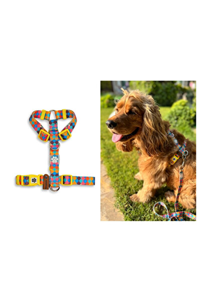 IG Design طوق صدر من النوع H مع نمط معاد تدويره