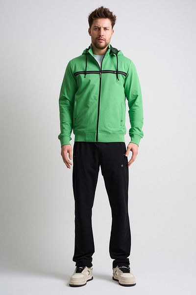 Shooter Sportswear Κλασικό ανδρικό σετ αθλητικής φόρμας Άνετη εφαρμογή με αφαιρούμενη κουκούλα