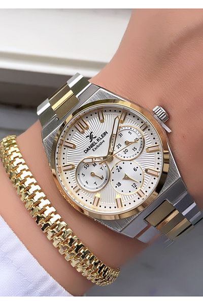 Daniel Klein Brand All Functions Working Sports Watch with Bracelet Gift