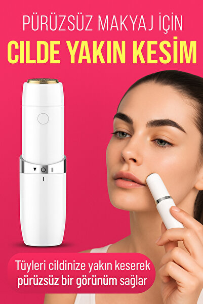 MO DOU Mini Yüz Epilatör Tüy Alma Cihazı – Kadınlara Özel Cilt Temizleyici Epilatör Makinesi