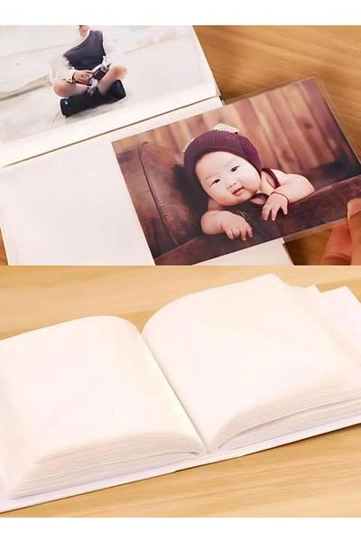 Generic 100 Pockets Foil Stamping Photo Album For 6 Inches Photos Portable Photo Album