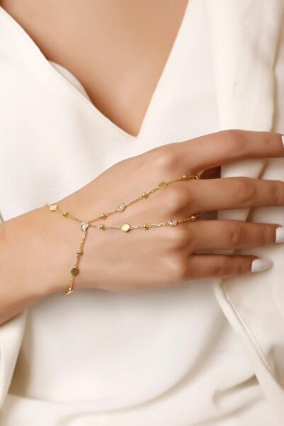 SARIASLAN Kalın Zincirli Toplu Pullu Gümüş Şahmeran, 14 Ayar Altın Renginde