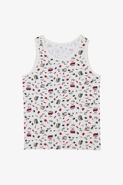 Penti Boy's Food Market Multicolored 2-Piece Undershirt