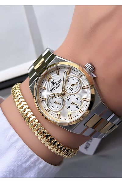 Daniel Klein Brand All Functions Working Sports Watch with Bracelet Gift