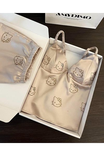 Gofeel Sanrio Hello Kitty Stone Bottom Top Set