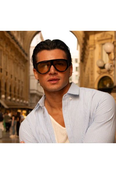 OS Sunglasses Ochelari de soare galbeni Veneția pentru bărbați și femei