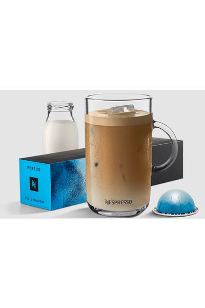 Nespresso Ice Leggero Capsule Coffee 10 Summer Coffees (Compatible for Vertuo Machines)