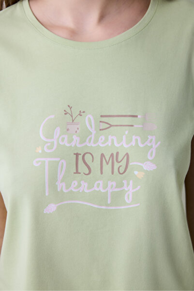 Penti Zahradnická sada pyžama Capri světle zelená