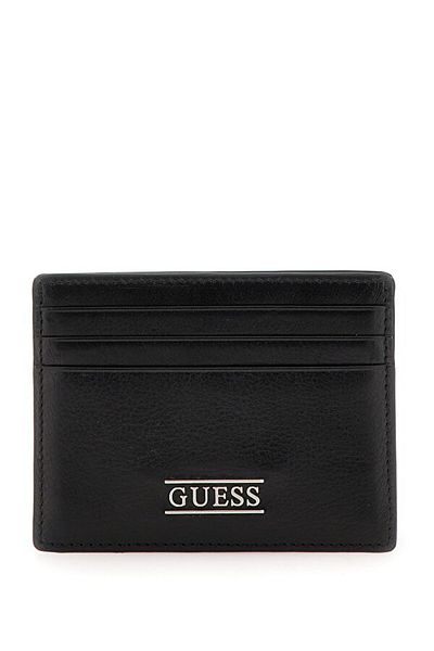 Guess Men's Black Boston Card Holder